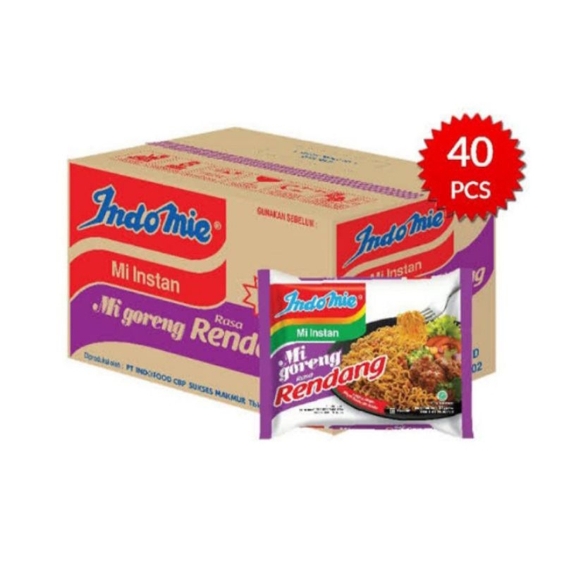 

MIE INDOMIE RENDANG KARTON ISI 40 BUNGKUS