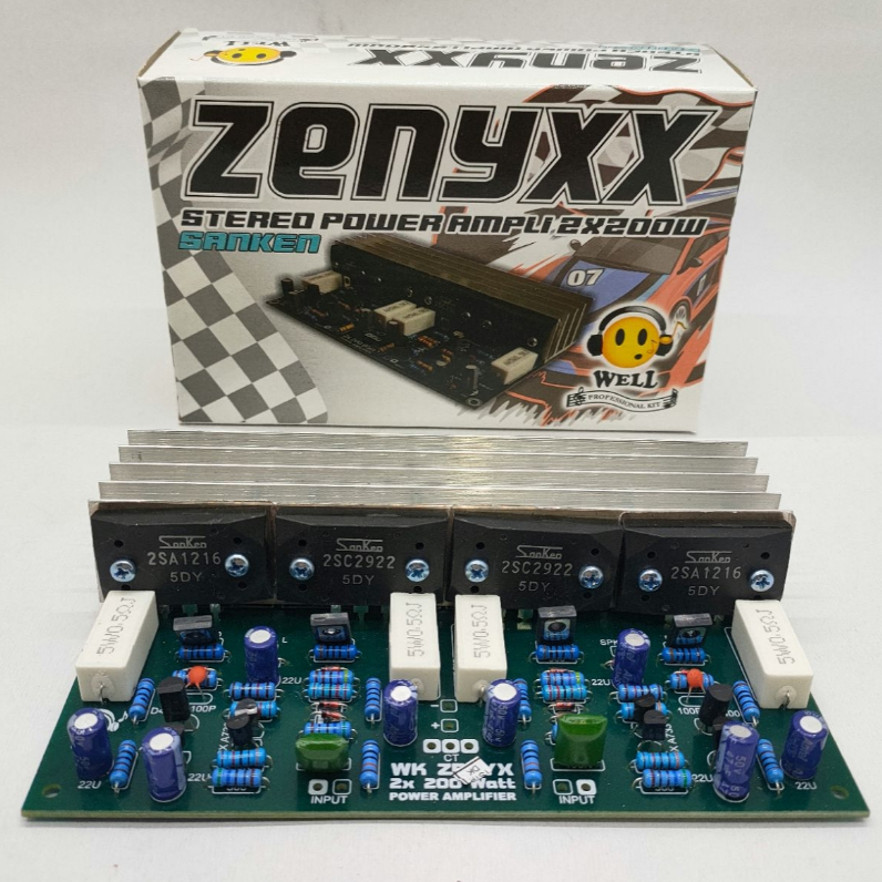 Kit Power Amplifier Stereo 2 x 200 Watt TR Sanken