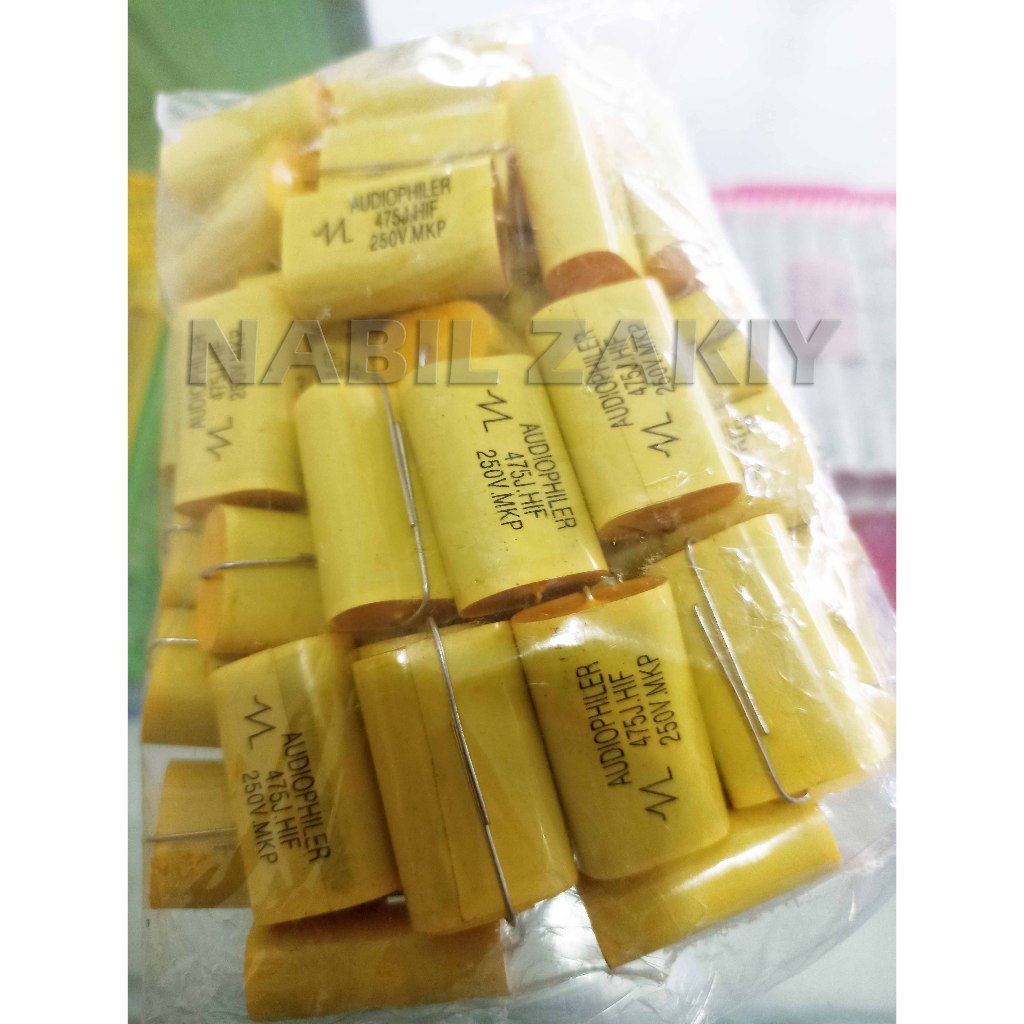 Kapasitor MKP 250 Volt Audiophiler Tahanan Tweeter