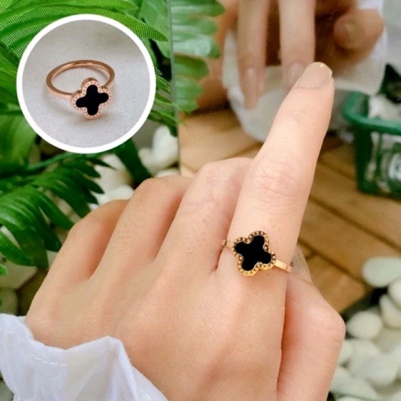 Cincin Wanita || Cincin Titanium Wanita // CINCIN TITANIUM KOREA BUNGA ROSE