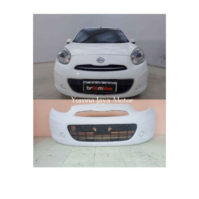 bemper depan Nissan march tahun 2012
