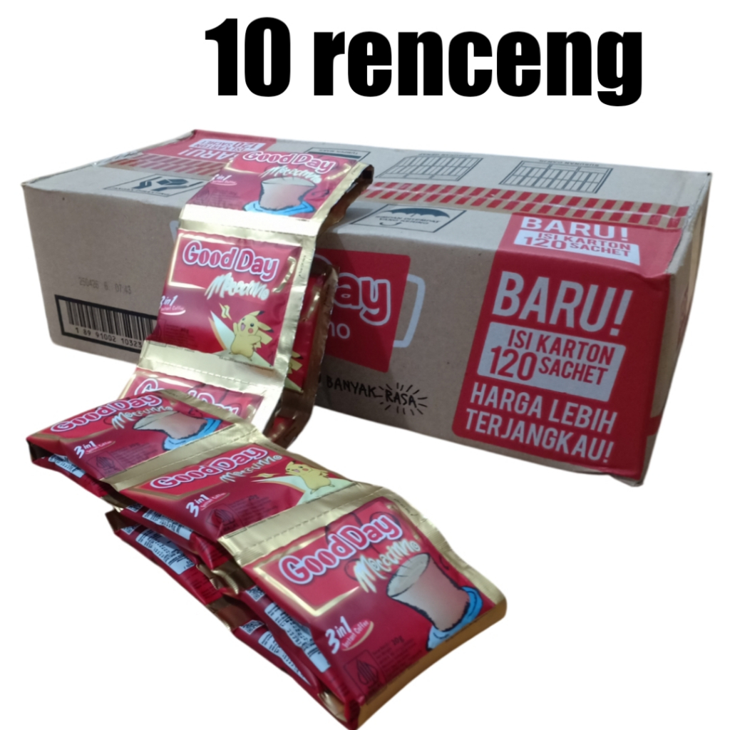 

Goodday Merah Per 10 Renceng/100 Sachet Coffee Kopi