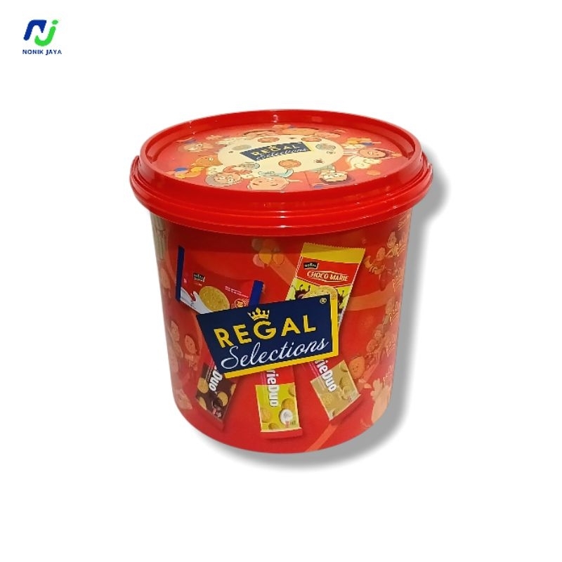

Regal Selection Biskuit Kaleng Timba@345g(BISKUIT REGAL SELECTION TIMBA)