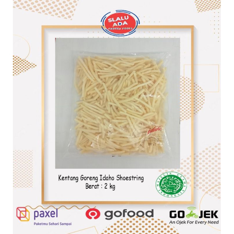 

Kentang Goreng Idaho Shoestring Curah 2kg