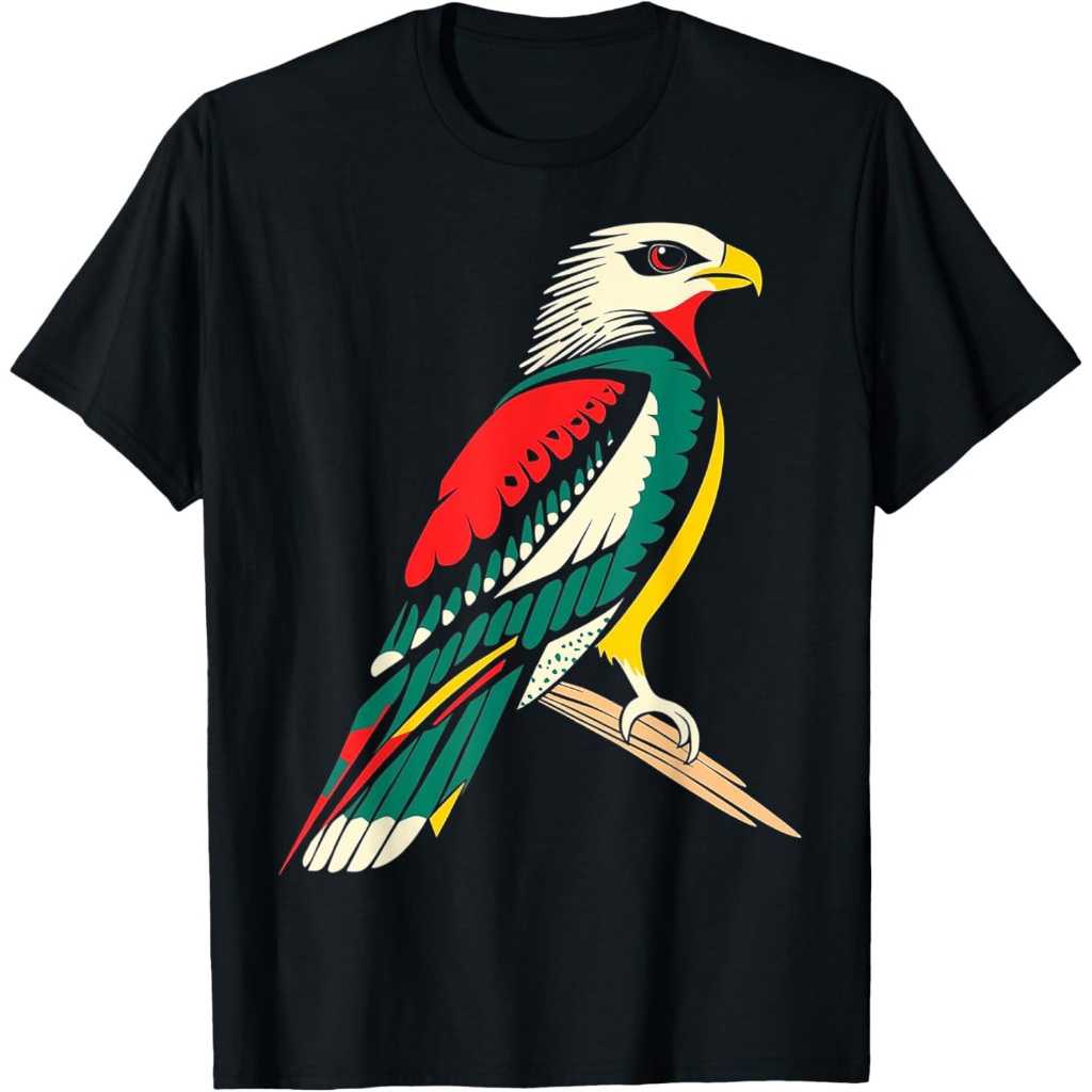 Karya Seni Grafis Hewan Burung Elang Kaos Elang
