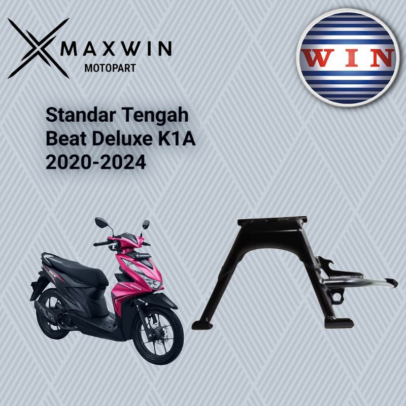 Standar Tengah / Standar 2 Honda Beat Led New Deluxe Tahun Motor 2020 - 2024 Merk Win Kualitas Origi
