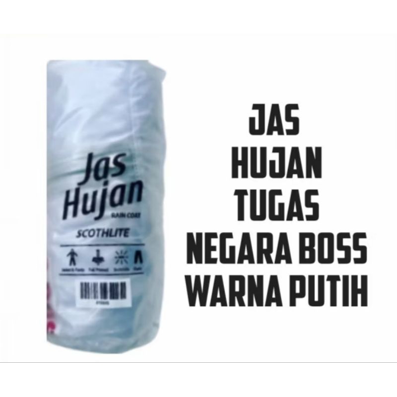 Jas Hujan TUGAS NEGARA BOS Setelan Original