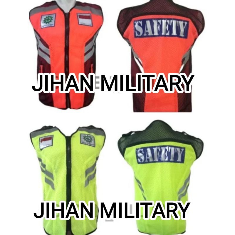Rompi safety first, Rompi HSE,rompi supervisi, rompi proyek