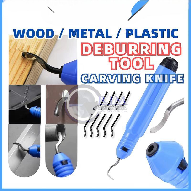 

Paket Set Pisau Deburring Tool Alat Pengikis Kikir Kerok Chamfering Scraper Trimming
