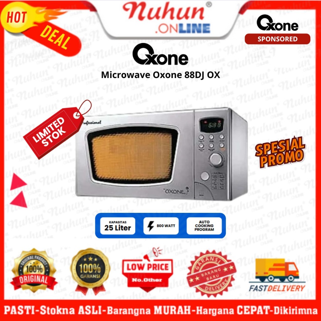 Oxone Oven & Microwave OX-88DJ Jumbo Capacity 25 Liter