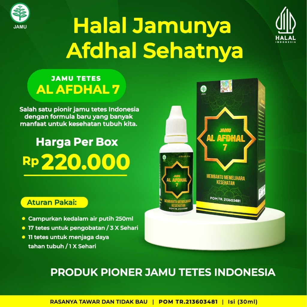 

AL AFDHAL Paket hemat 2 botol