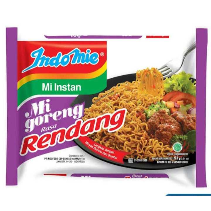 

INDOMIE GORENG MIE INSTAN RENDANG [5 PCS]
