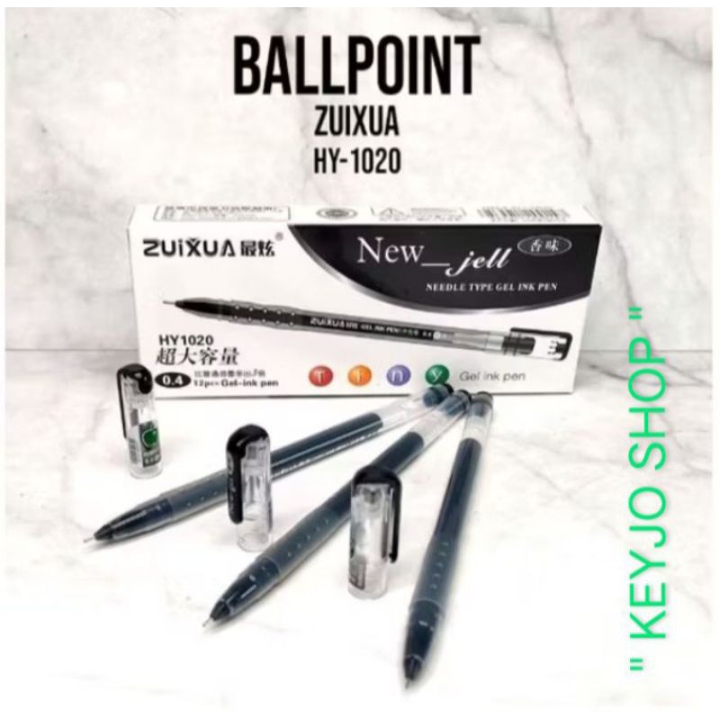 

Fulpen Gel Zuixua hitam isi 12 pcs