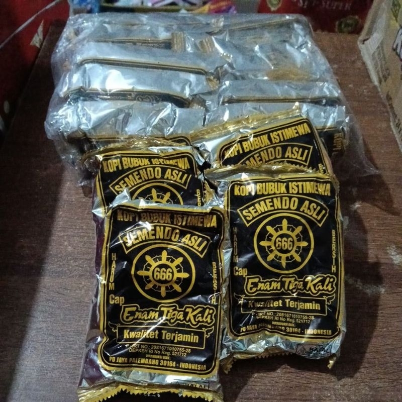 

Kopi Semendo Asli Cap 666 75 gram