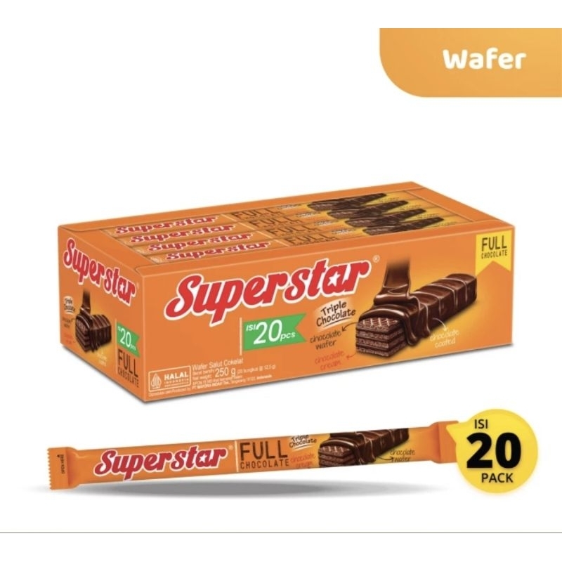 

Superstar Triple Chocolate Full Isi 20 Pack