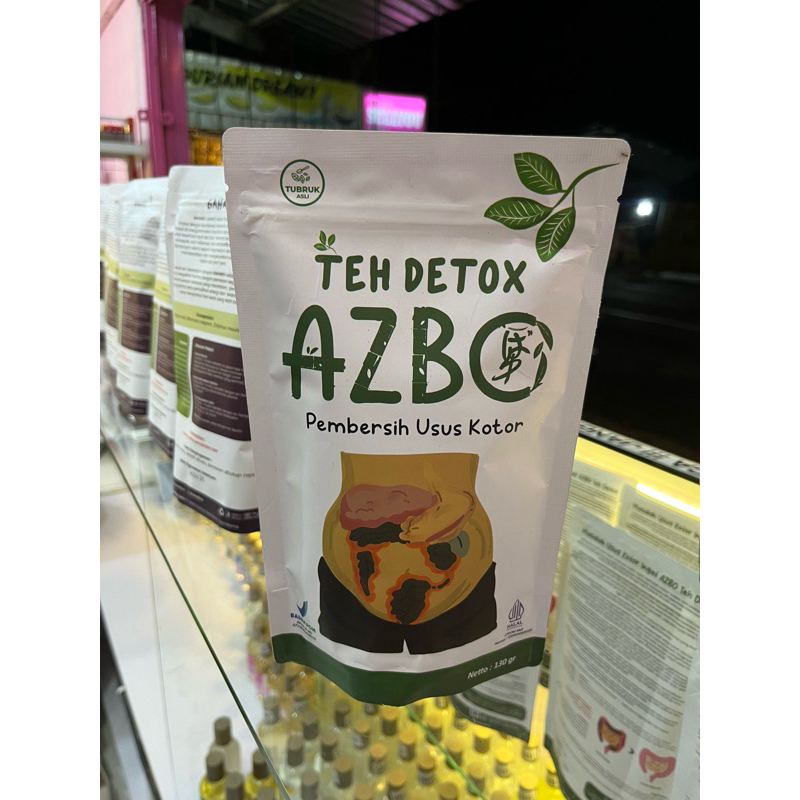 

azbo teh detok pembersih usus kotor herbal
