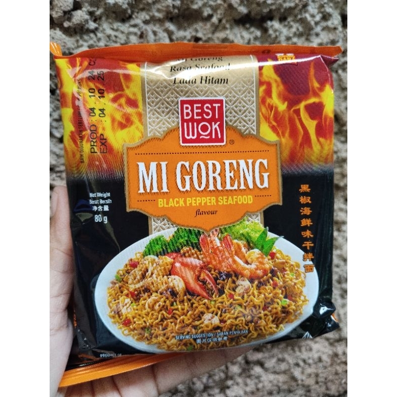 

Best Wok Mie Goreng Rasa Black Paper Seafood Kemasan 85 Gram