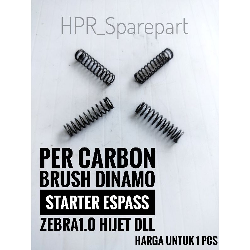 Per Carbon Brush Dinamo Starter Espass Zebra1.0 Hijet Dll
