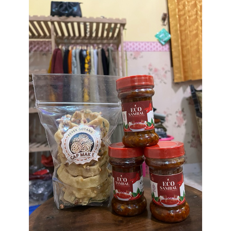 

Bundling Peyek Goyang Cap Make + Eco Sambal