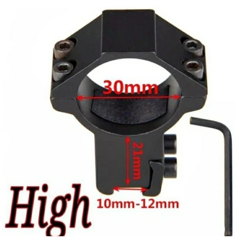 BISA COD - Mounting Telescope 2 Baut OD 30 Teleskop Double Baut Tube 30