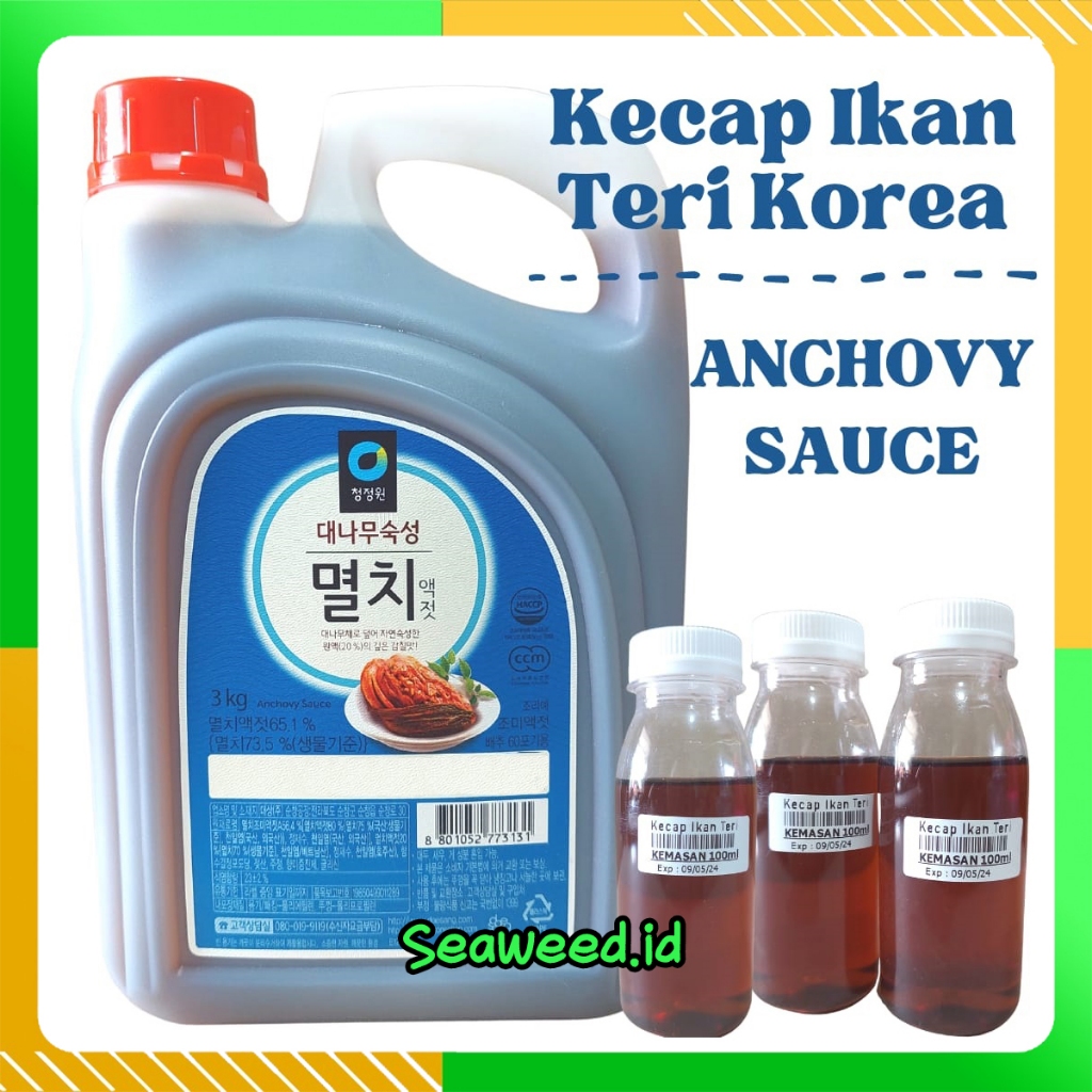 

Chung Jung One Kecap Ikan Teri Korea Anchovy Sauce 100 ML