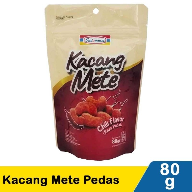 

Indomaret Kacang Mete Pedas 80g