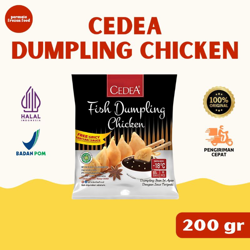 

CEDEA Fish Dumpling Chicken 200 gr Free Spicy Teriyaki Sauce