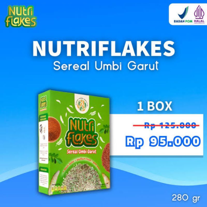 

Nutriflakes Sereal Sehat Atasi Maag Dan Asam Lambung