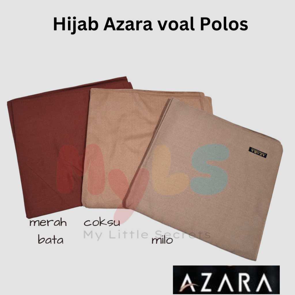 Hijab Voal Azara Polos