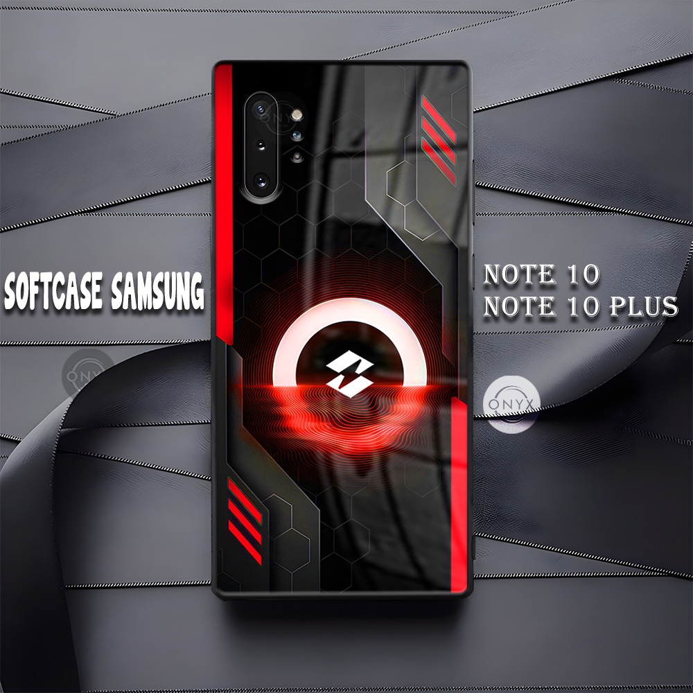 [AC05] Softcase Kilau Kaca Glossy SAMSUNG NOTE 10 | 10 PLUS | Motif Magsafe | Kesing Samsung Note 10