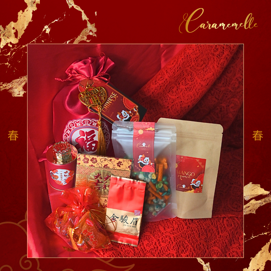 

Promo 7.7 SPRING CNY Hampers CARAMEMELLE Chinese New Year Imlek 2025 Premium Hamper Gift GiftSet