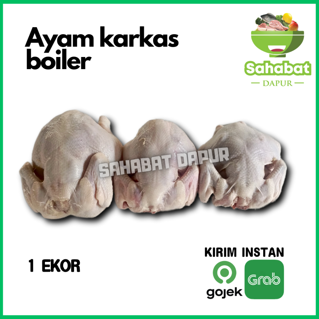 

Ayam Karkas Boiler Segar 500-600 Gr