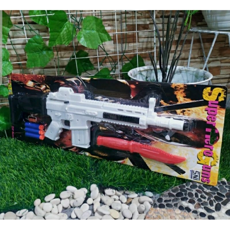 GDM - Mainan tembakan nerf AKM 117 besar shoot anak murah