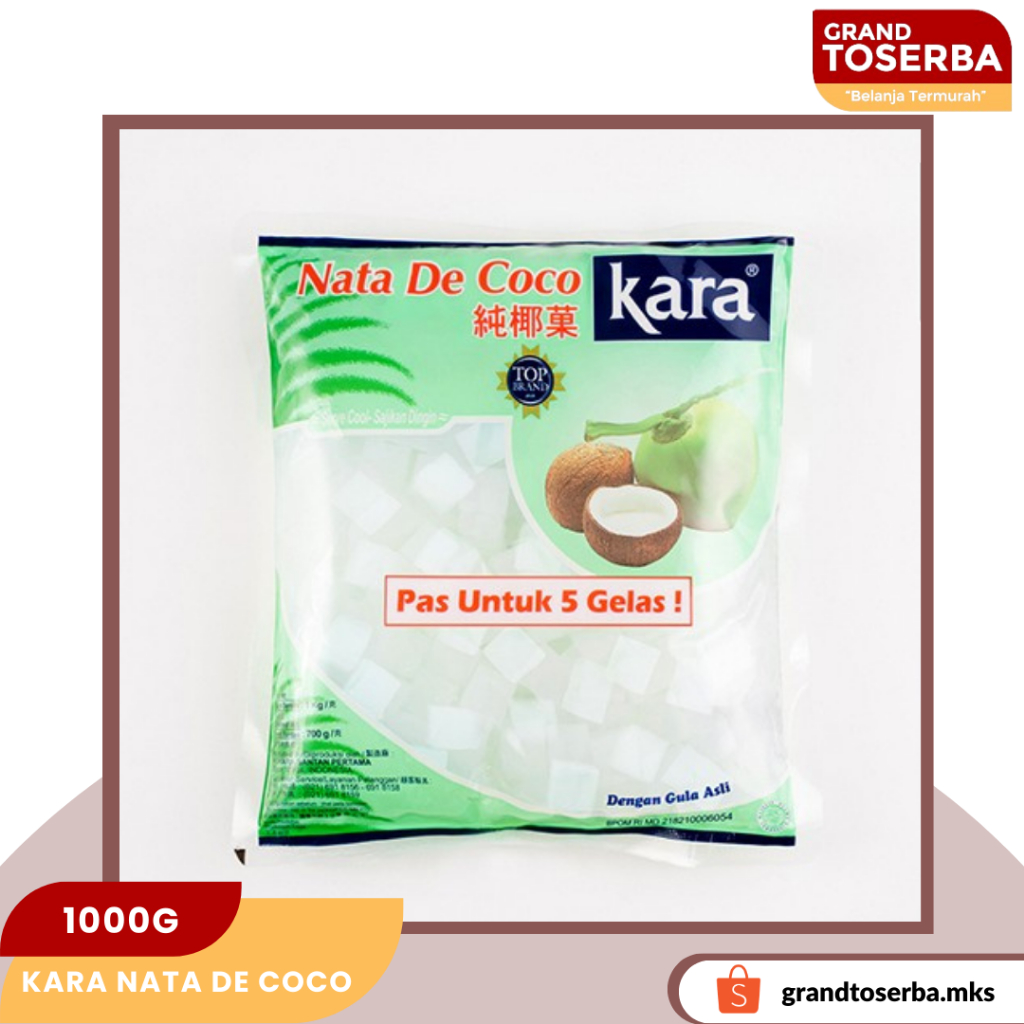 

KARA NATA DE COCO SLICES 1000G/1KG