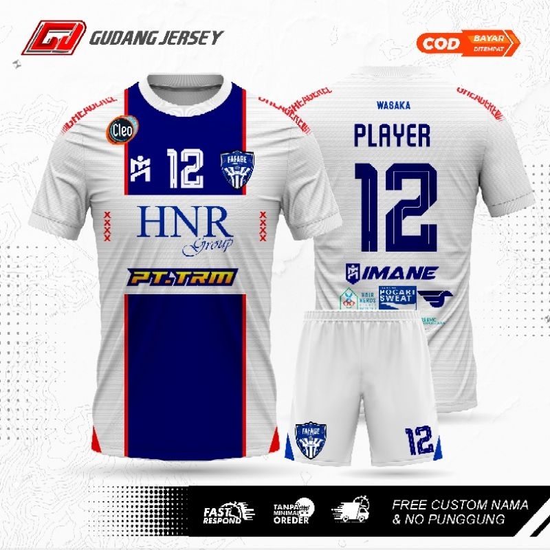 JERSEY FAFAGE BANUA TERBARU 2024/2025 GRATIS GANTI NAMA DAN NOMER PUNGGUNG