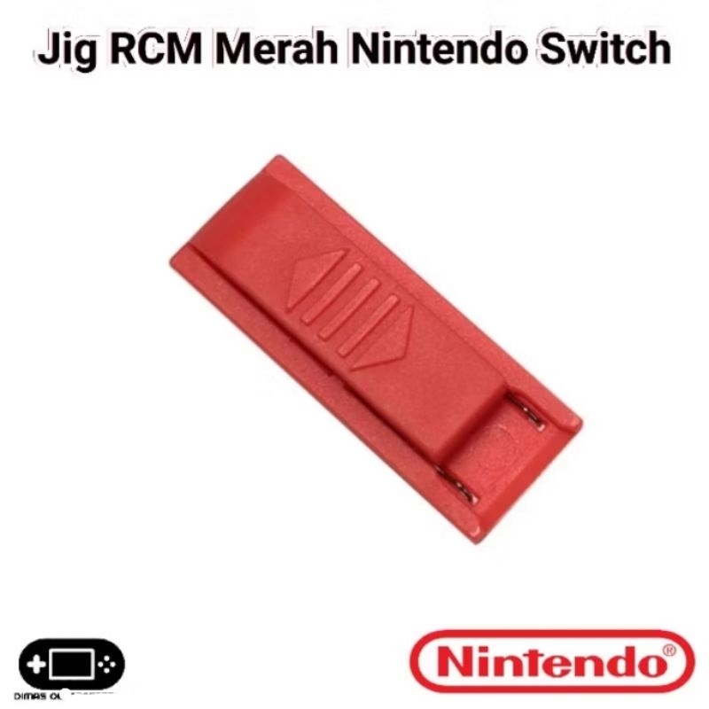 Jig RCM Merah nintendo switch cfw custom firmware tool