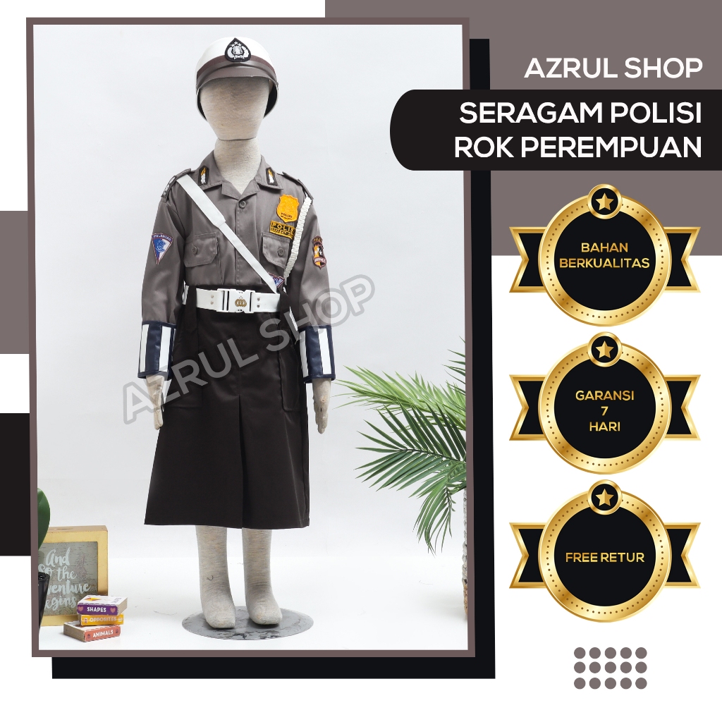 baju profesi anak perempuan baju polisi anak perempuan seragam profesi anak tk