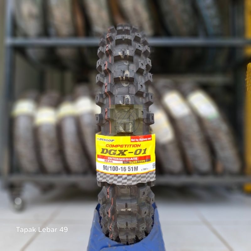 Ban DUNLOP DGX 01 90.100.16 Ring 16 Rear Ban Offroad Motor Cross Enduro Trail Trial Terabas dll