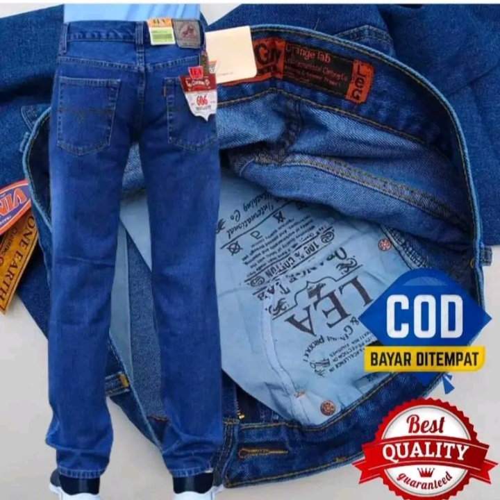 PROMO BELI SATU GRATIS SATU - Celana jeans panjang lea 606 levis original asli standar reguler size 
