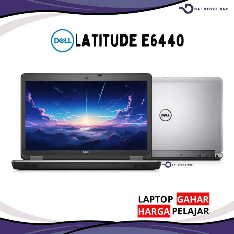 Laptop Dell Latitude E6440 Core i5/ i7 Murah Bergaransi