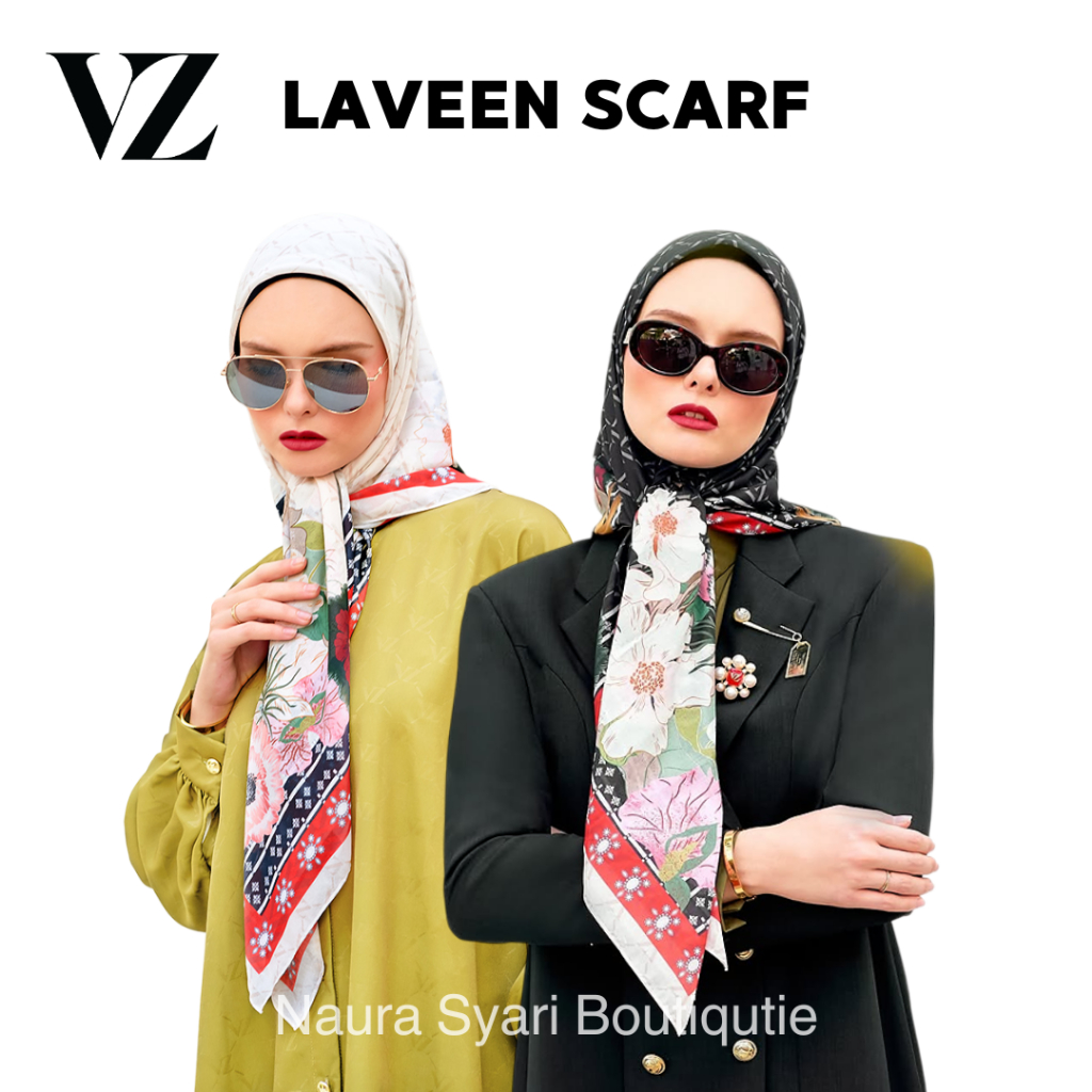 Vivi Zubedi New Laveen Scarf / VZ Scarf Laveen ORIGINAL by Vivi Zubedi / VZ LAVEEN VOAL SCARF
