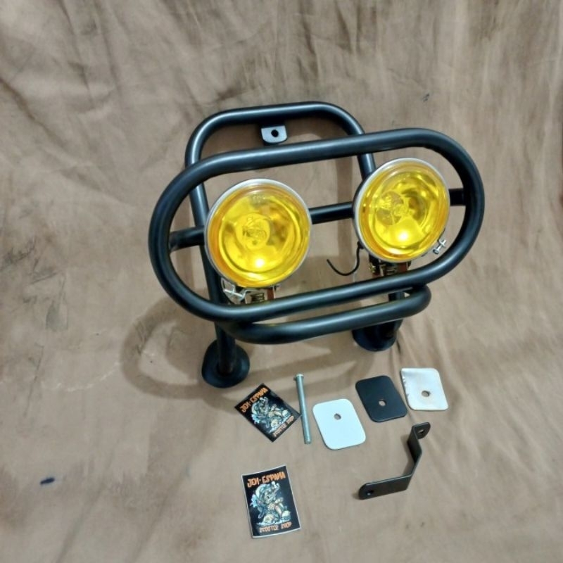 front lamp front rack rak foglamp Yamaha fazzio filano / aksesoris fazzio filano kalcer