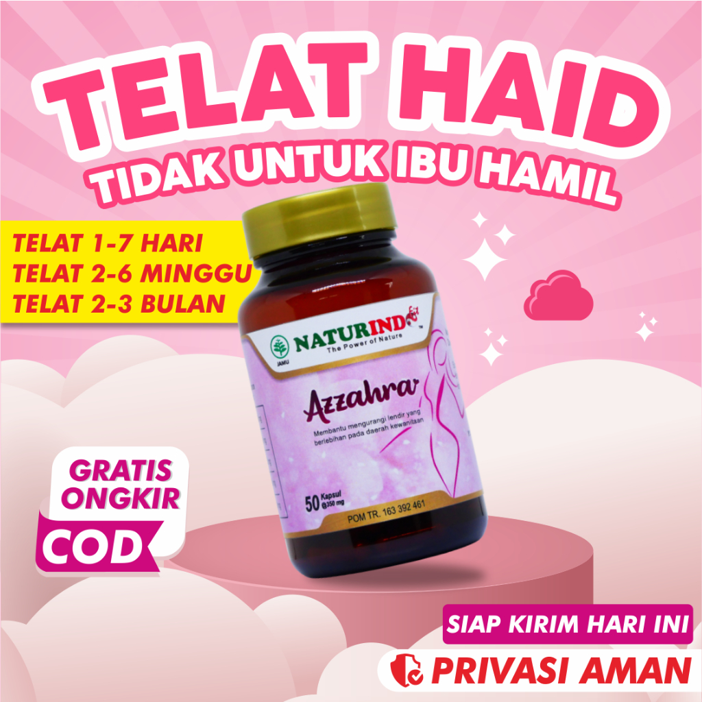 Obat Haid Perlancar Datang Bulan Paling Ampuh Atasi Haid Menstruasi PCOS Gangguan Hormon Karena KB