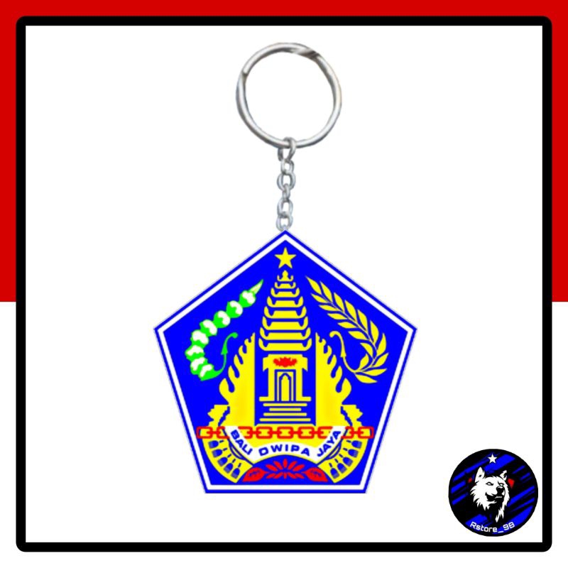 KEYCHAIN GANTUNGAN KUNCI PROVINSI BALI