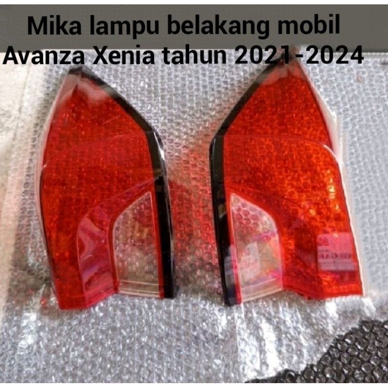 mika lampu stoplamp rem belakang mobil Avanza Xenia tahun 2021-2024 original