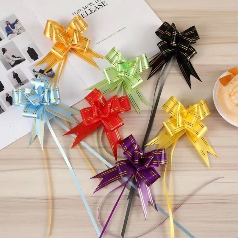 

Pita Serut/Pita Tarik 30mm List Gold Isi 10 Pcs