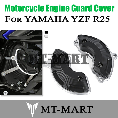 Cover Engine / Cover Mesin Yamaha R25/MT25 Bahan Alumunium CNC