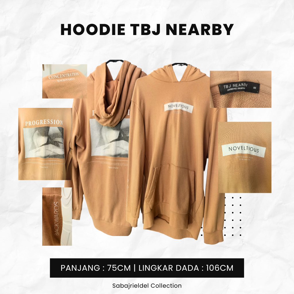 Jaket Hoodie TBJ Nearby Latte - Sabajrieldel Collection