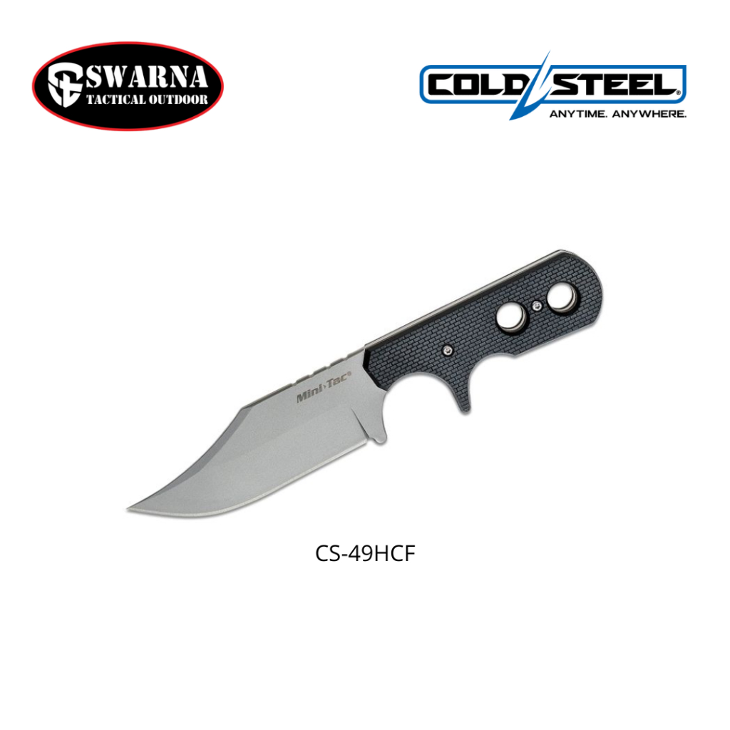 Pisau Cold Steel - Mini Tac Bowie Neck Knife Fixed 3.625"