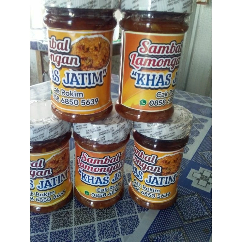 

sambal lamongan cak rokim